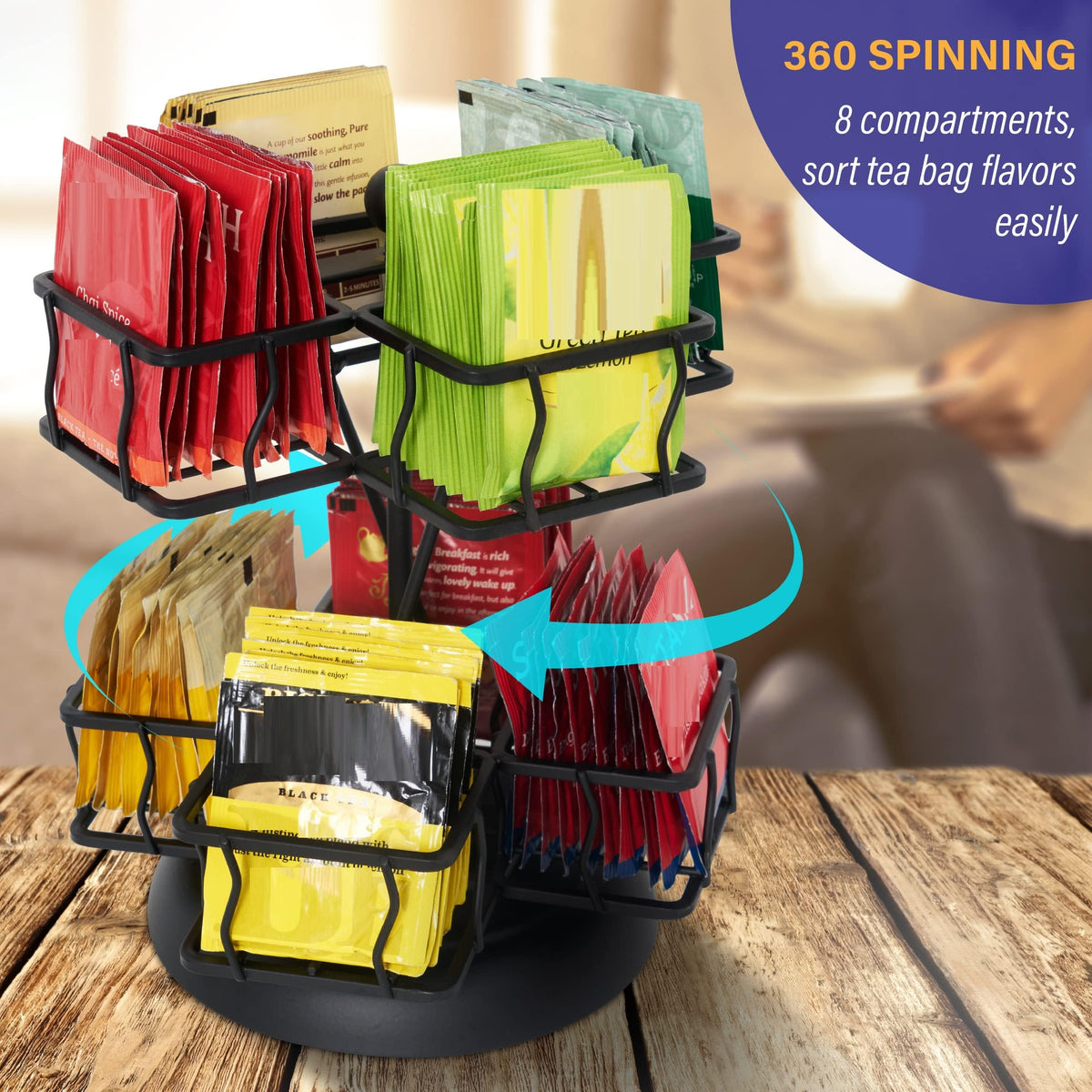 Tea Bag Storage and Organizer