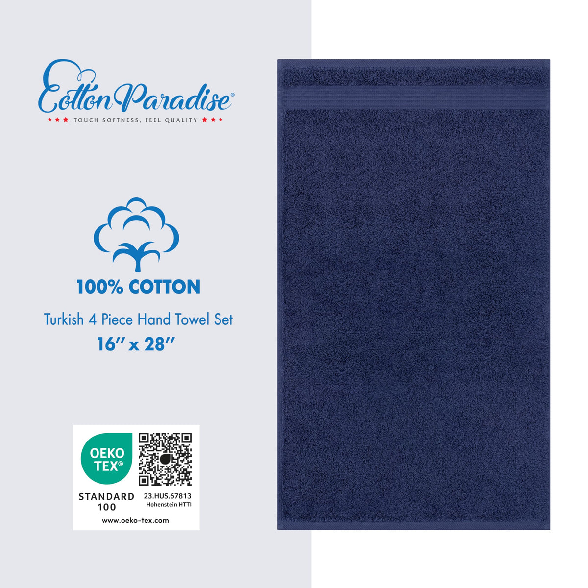 Hand Towels for Bathroom (6 Count)