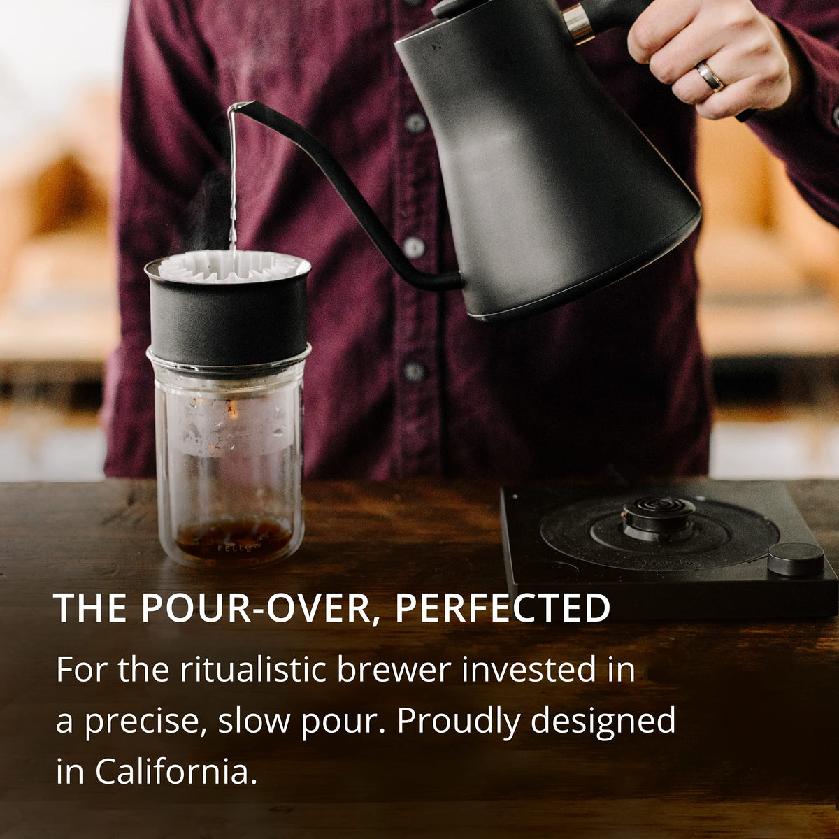 Stagg Pour Over Dripper & Double Wall Glass Kit 10 oz [X]
