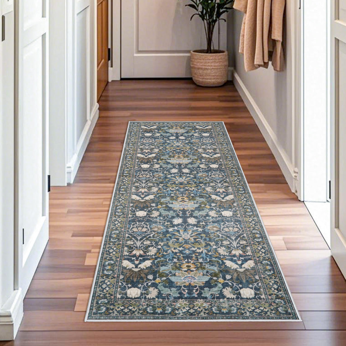 Washable Vintage 2x6 Bathroom Rugs