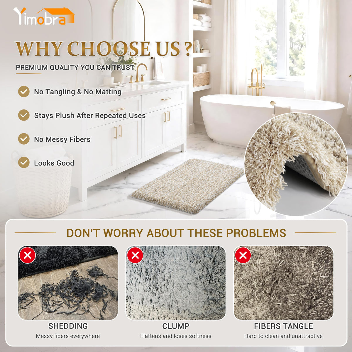 Bath Rugs for Bathroom 32X20