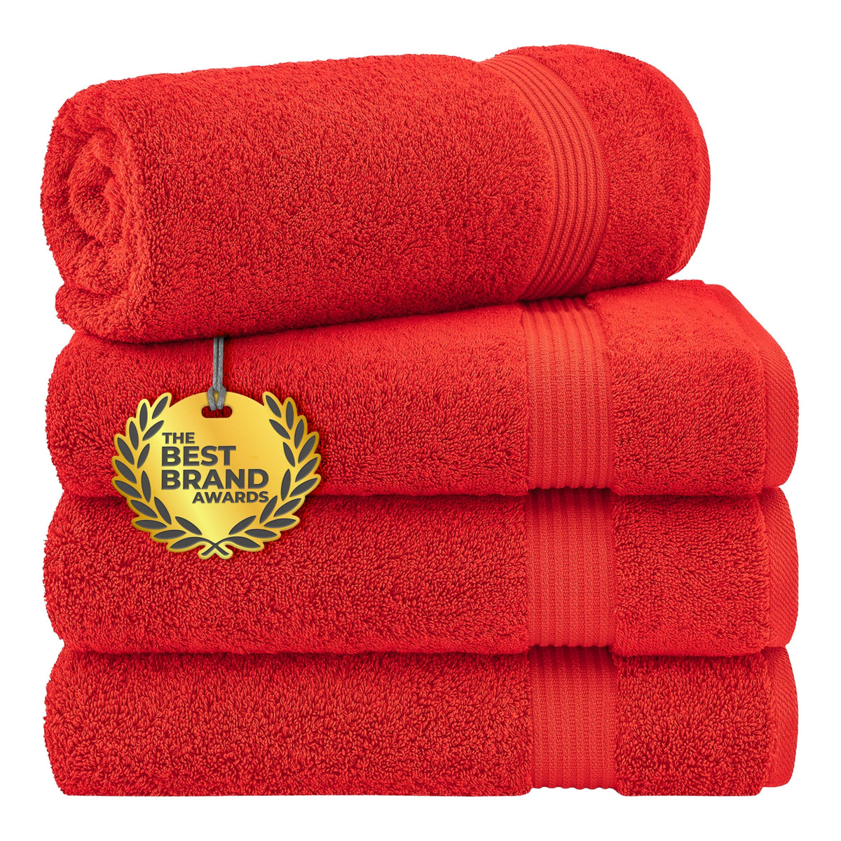 100% Cotton Turkish Towel Set (4 Count)