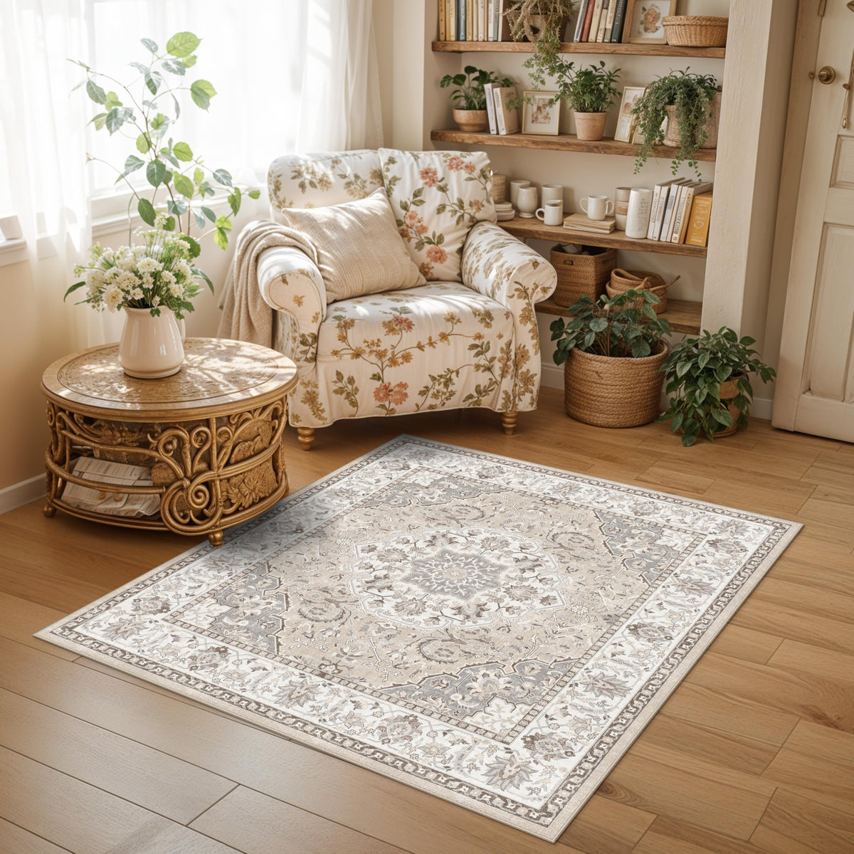 Washable 5x5 Square Area Rugs (25 Sq Ft)
