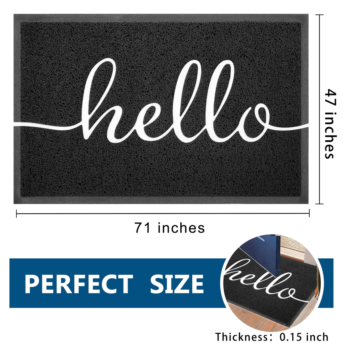 Funny Hello Mats Outside