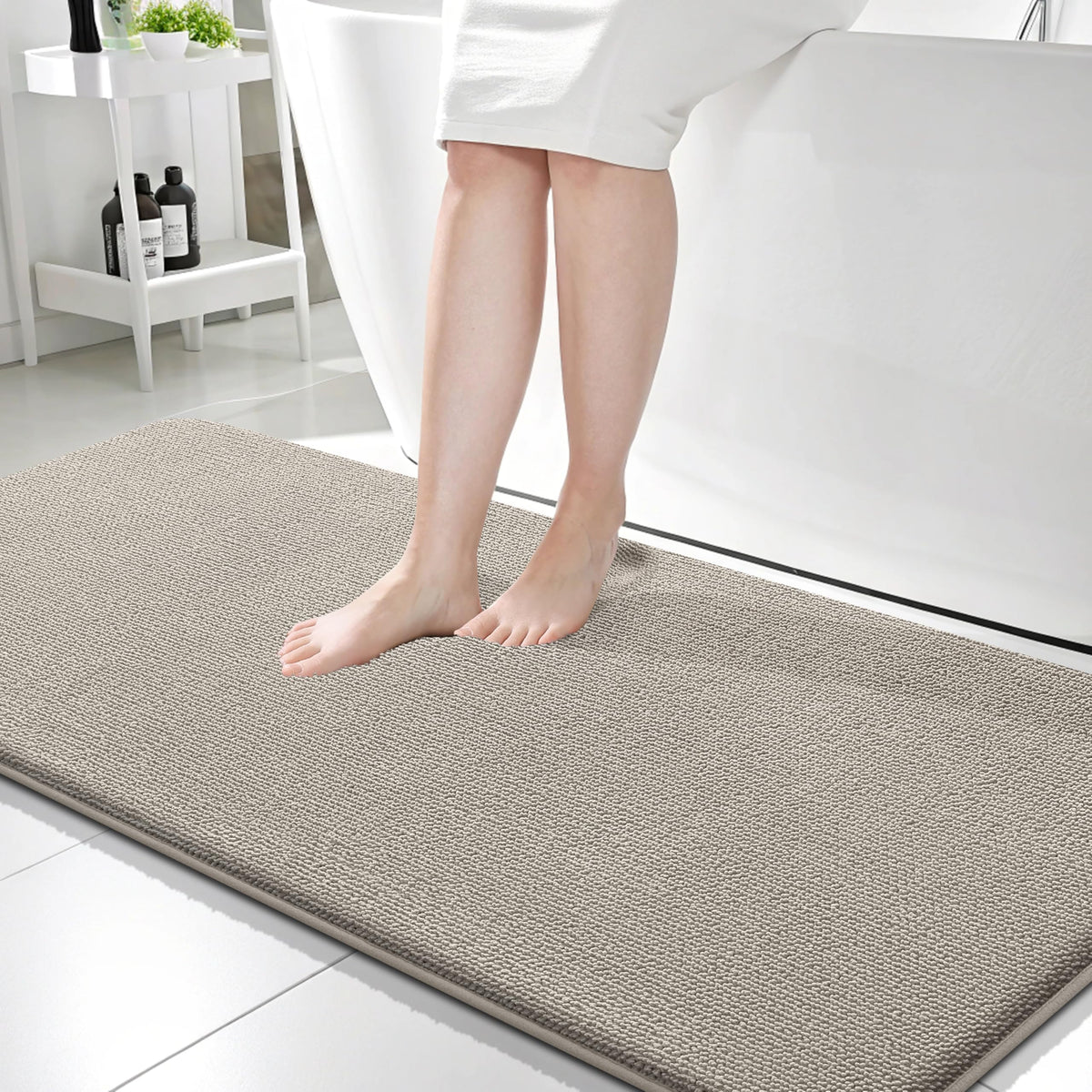 Memory Foam Bathroom Runner Rugs 59x24