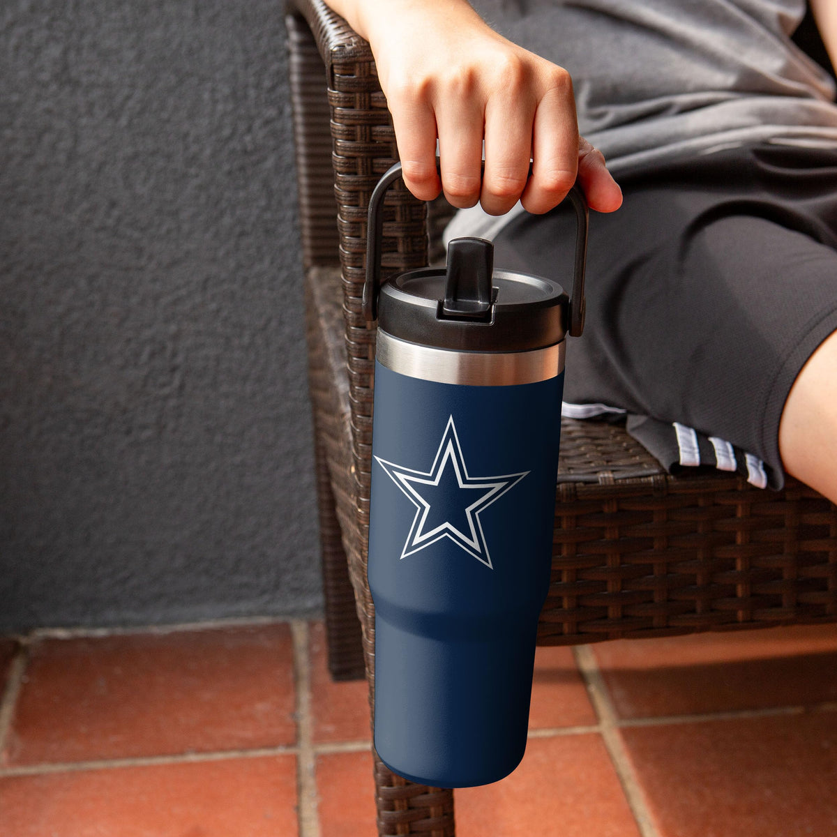 Dallas Cowboys NFL 30 oz Straw Tumbler