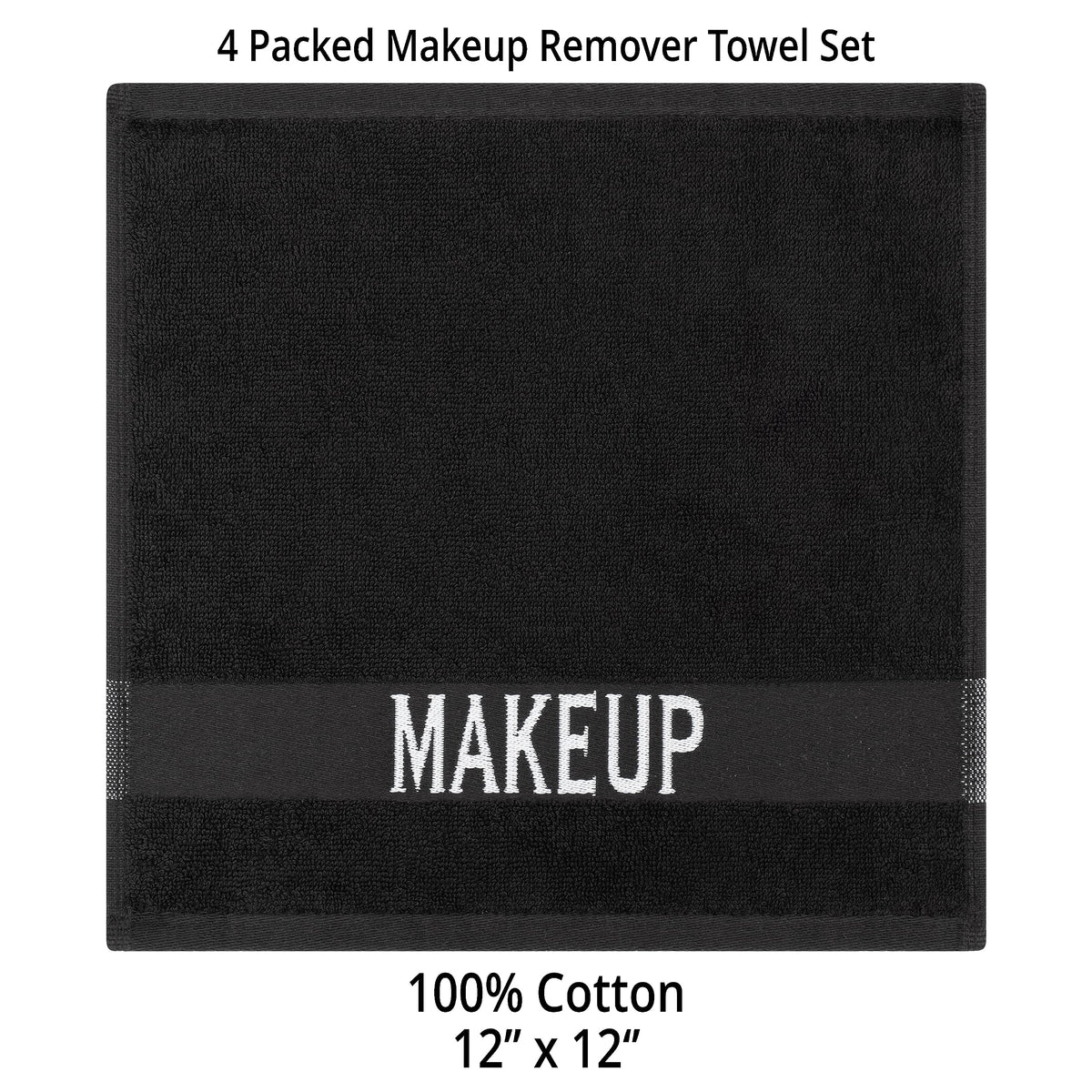 100% Cotton Turkish Towel Set (4 Count)