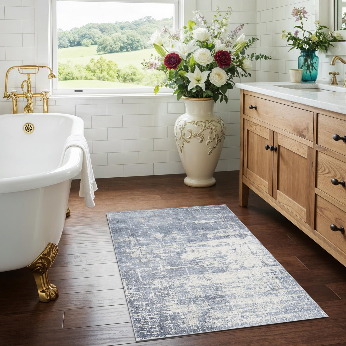 Washable 2x3 Entryway Area Rug (6 Sq Ft)