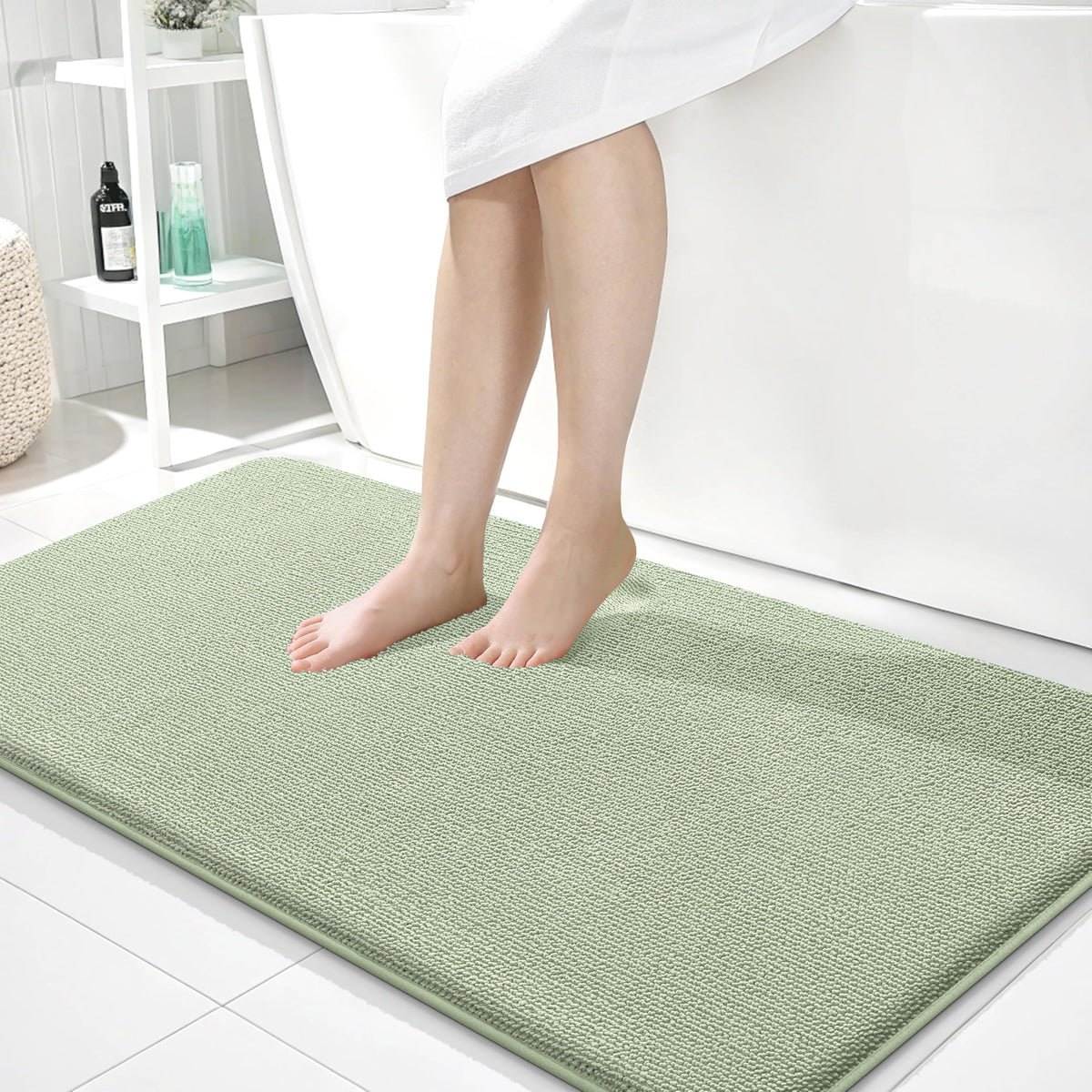 Memory Foam Bathroom Runner Rugs 44x24