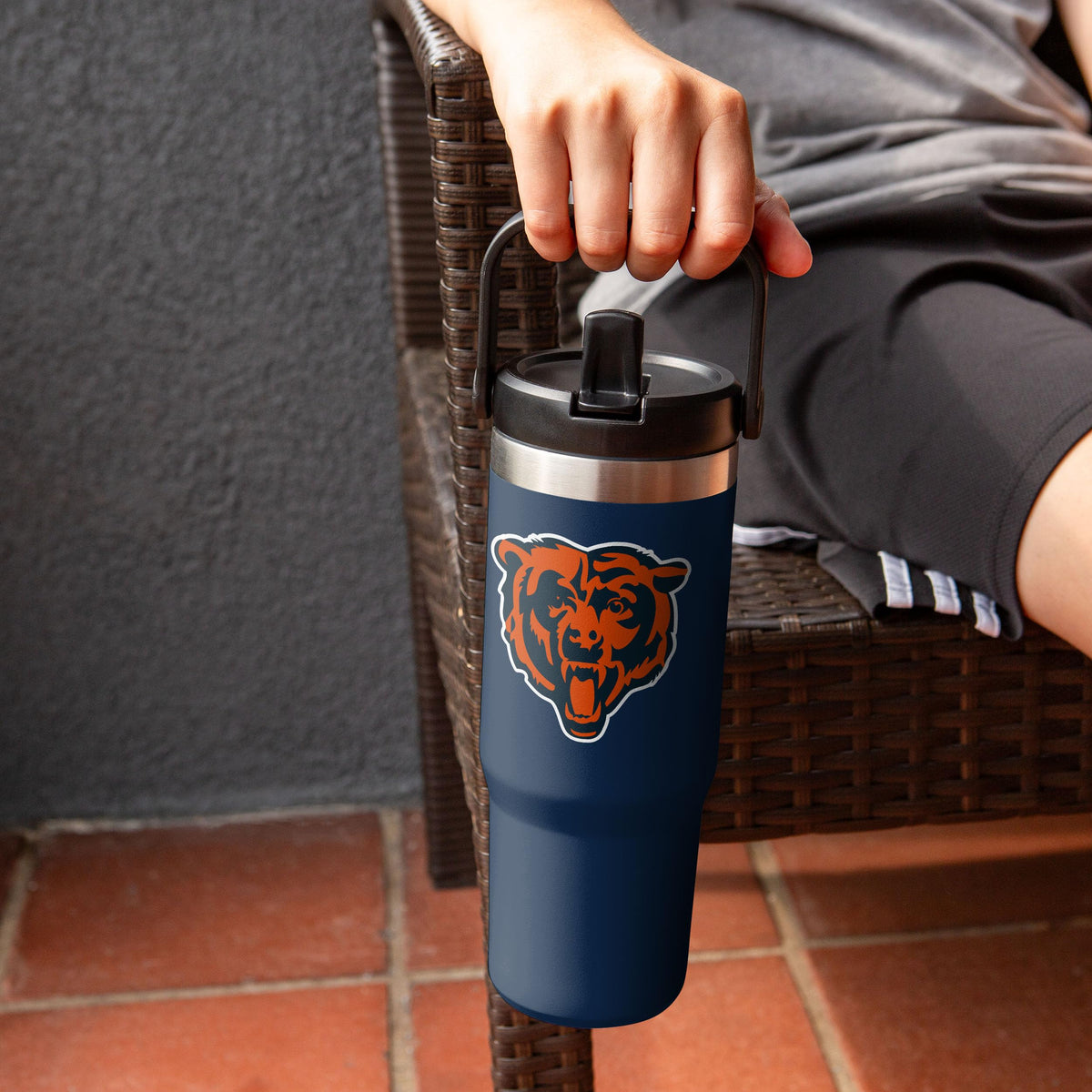 Chicago Bears NFL 30 oz Straw Tumbler