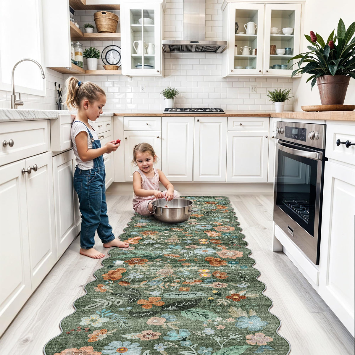 Washable 2x8 Hallway Runner Rug (16 Sq Ft)