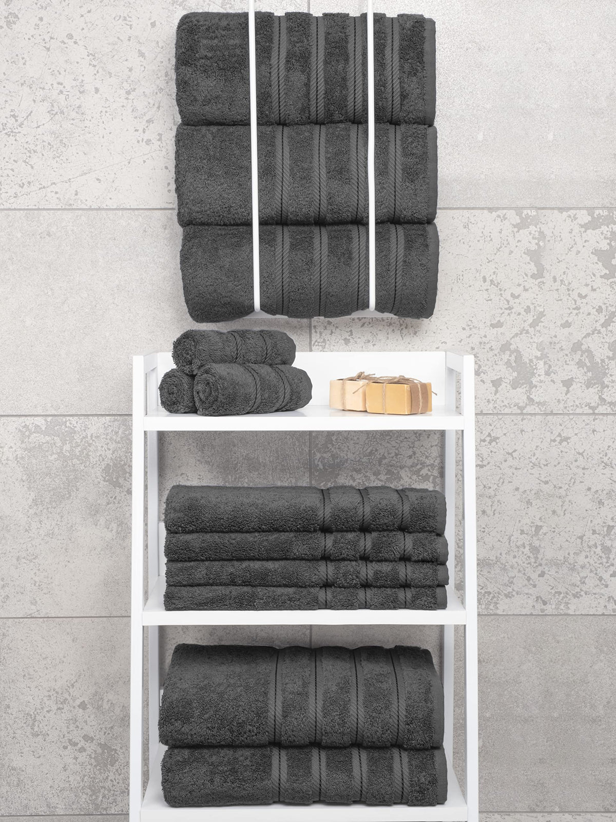 100% Cotton Luxury Turkish Towels (4 Count)