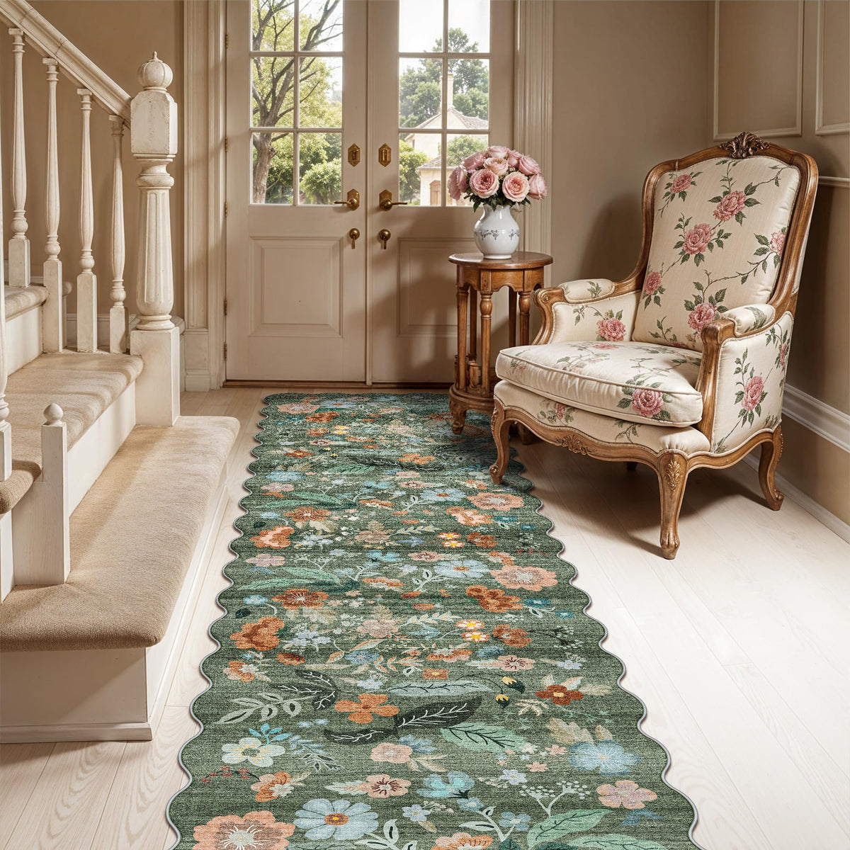 Washable 2x8 Hallway Runner Rug (16 Sq Ft)