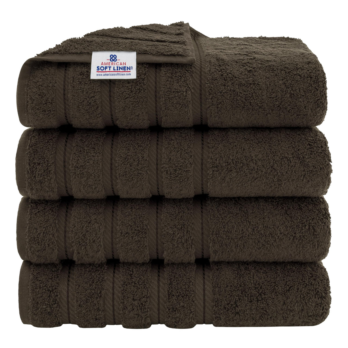 100% Cotton Luxury Turkish Towels (4 Count)