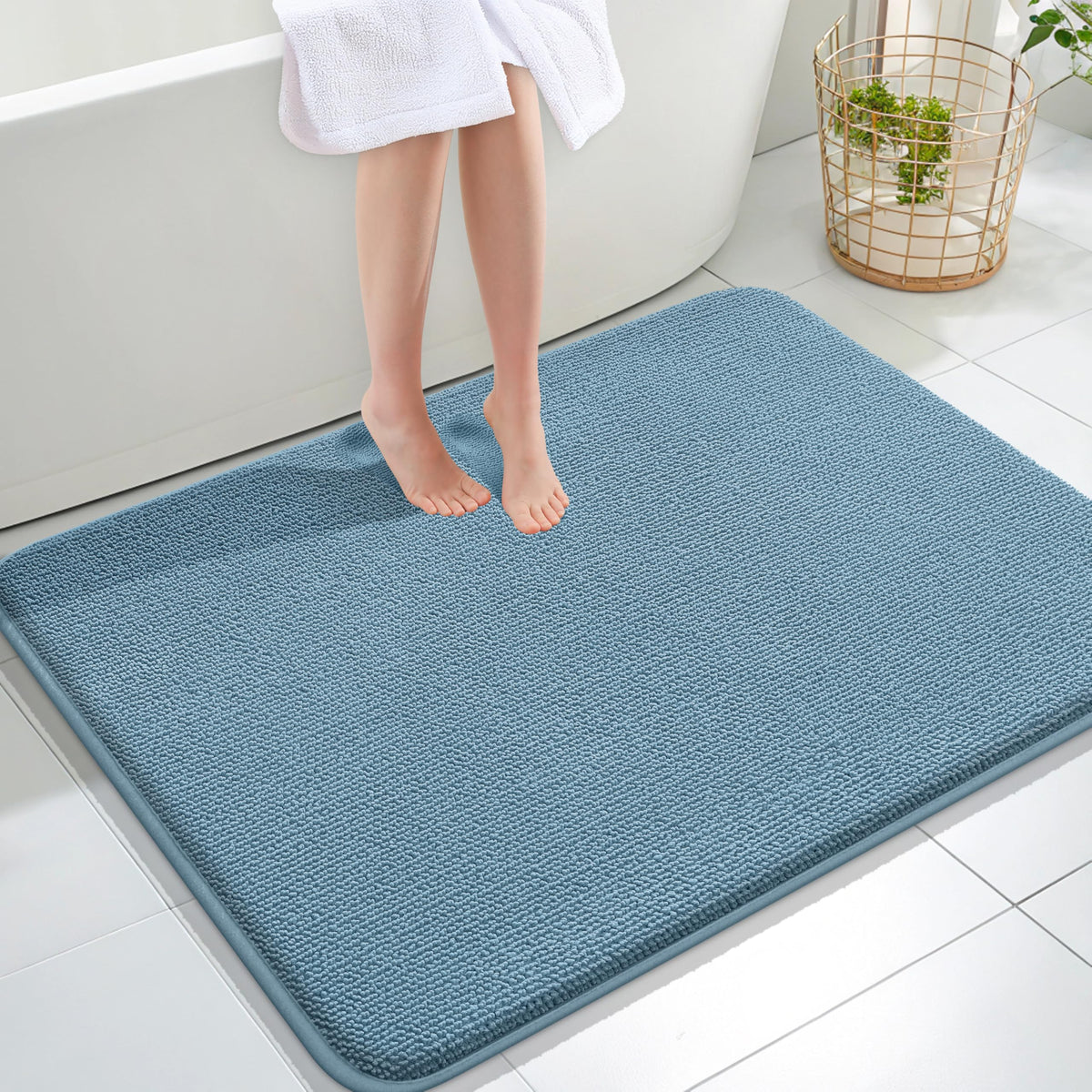 Memory Foam Large Bathroom Rugs 40x32