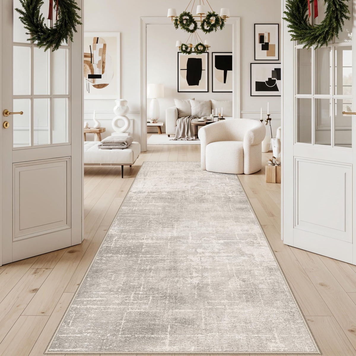 Hallway 4x10 Washable Runner Rug (40 Sq Ft)