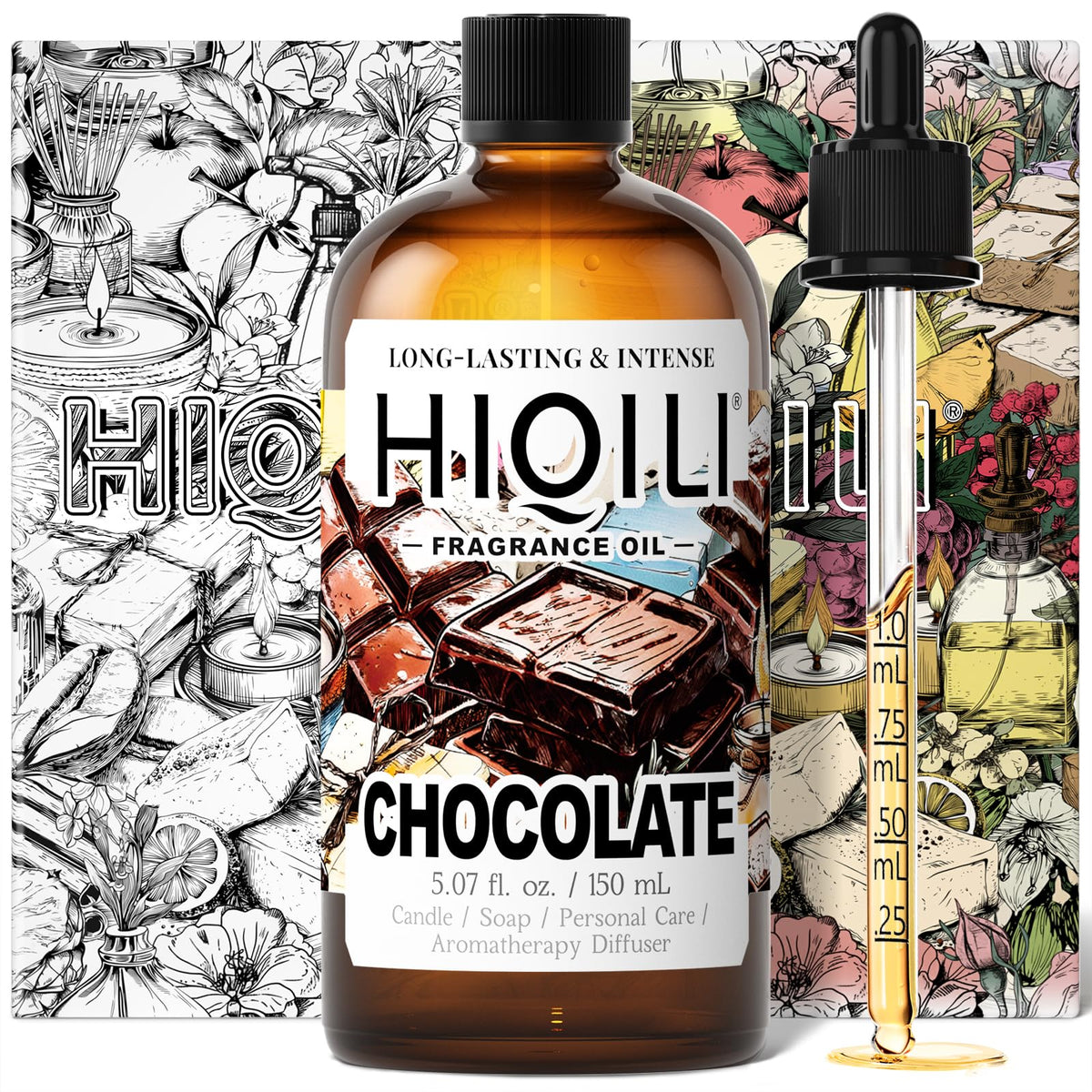 Chocolate Fragrance Oil for DIY Candle & Soap Making (5.07 Fl Oz)