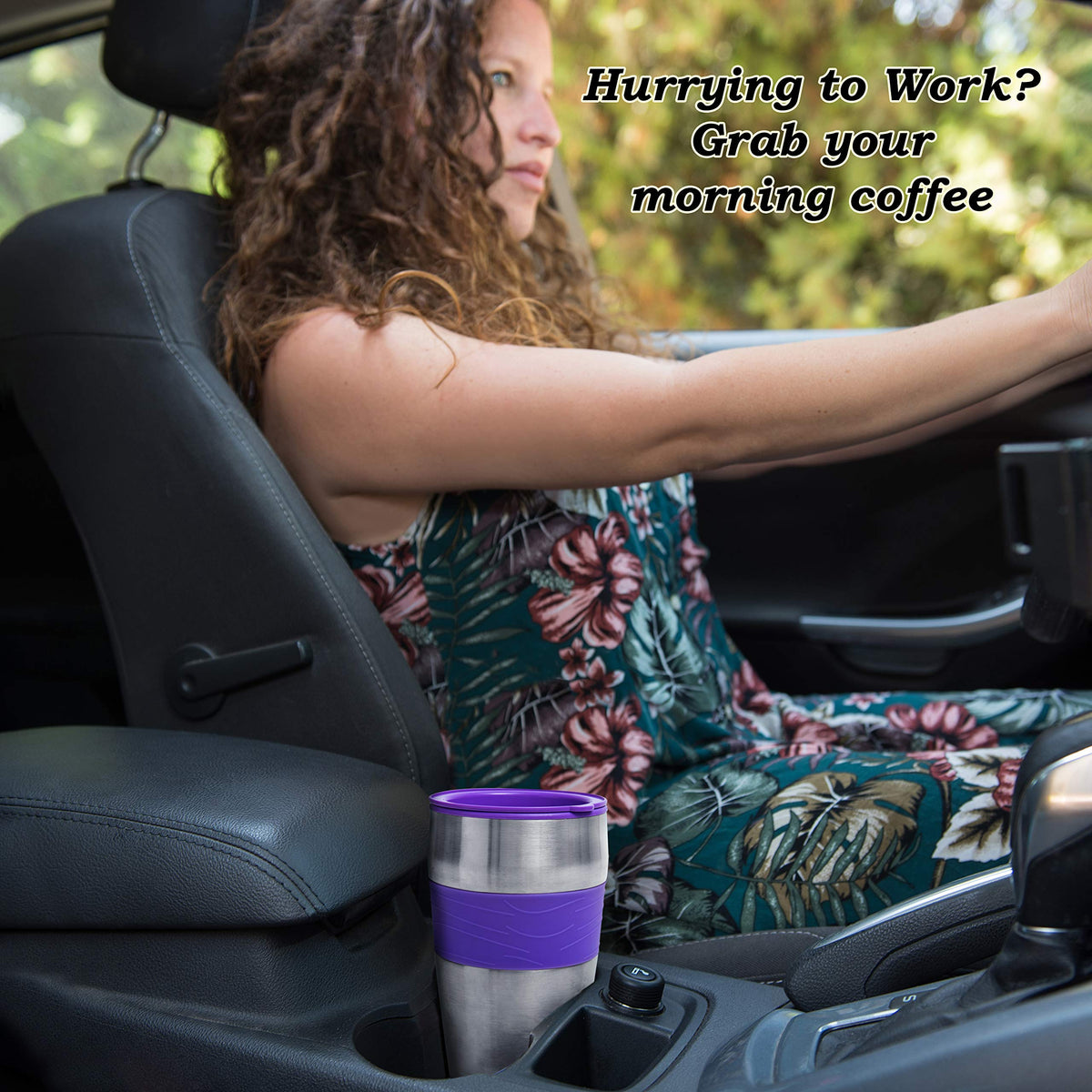 Single Serve & Single Cup Coffee Maker with 14oz Travel Mug (14 Ounce)