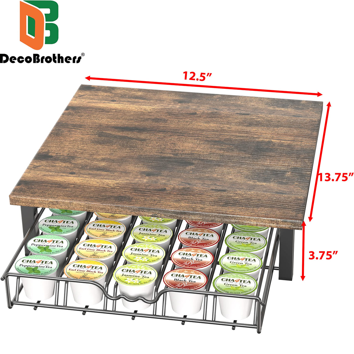 K Cup Holder Drawer for 30 Coffee Pods Storage