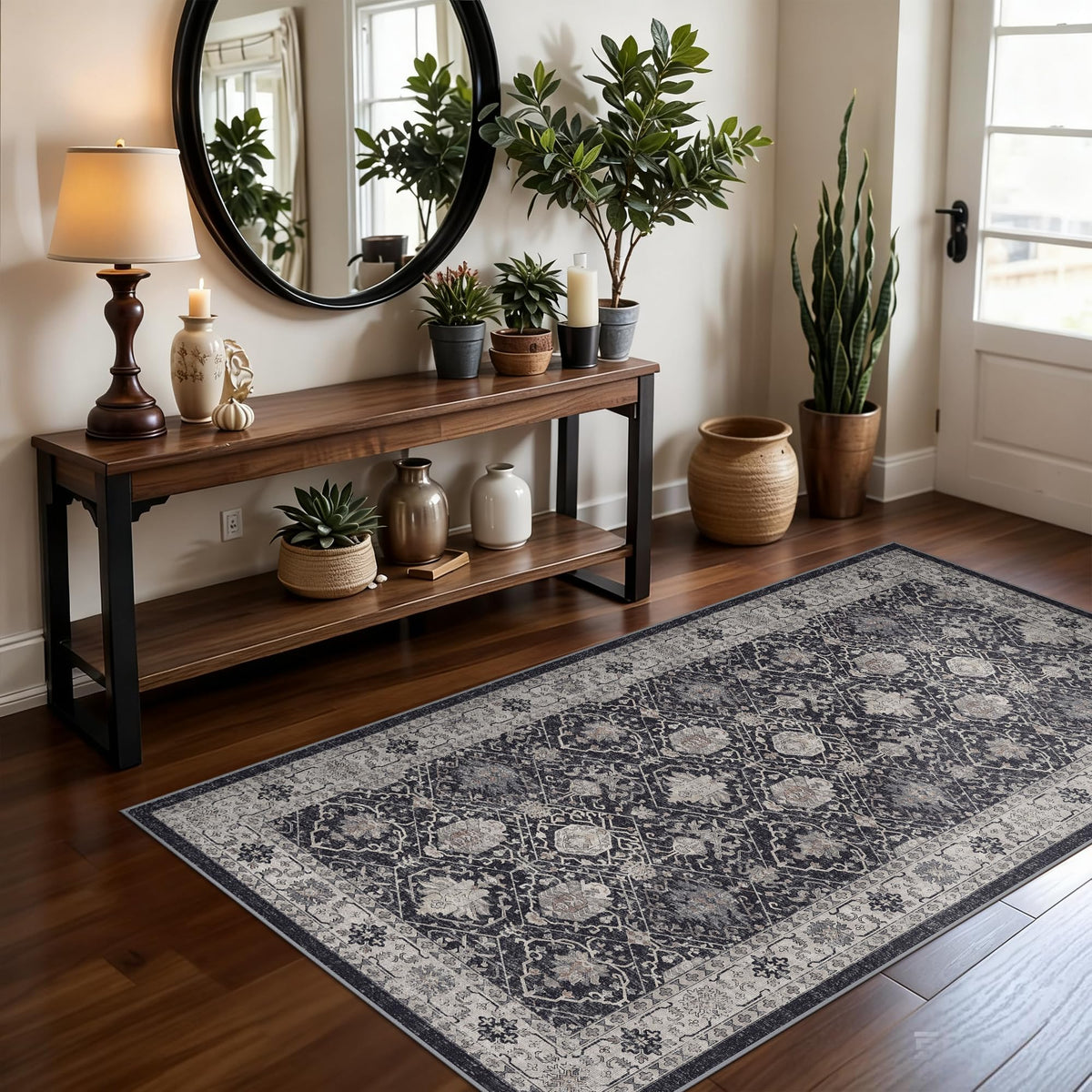 Washable 3x5 Entryway Area Rugs (15 Sq Ft)