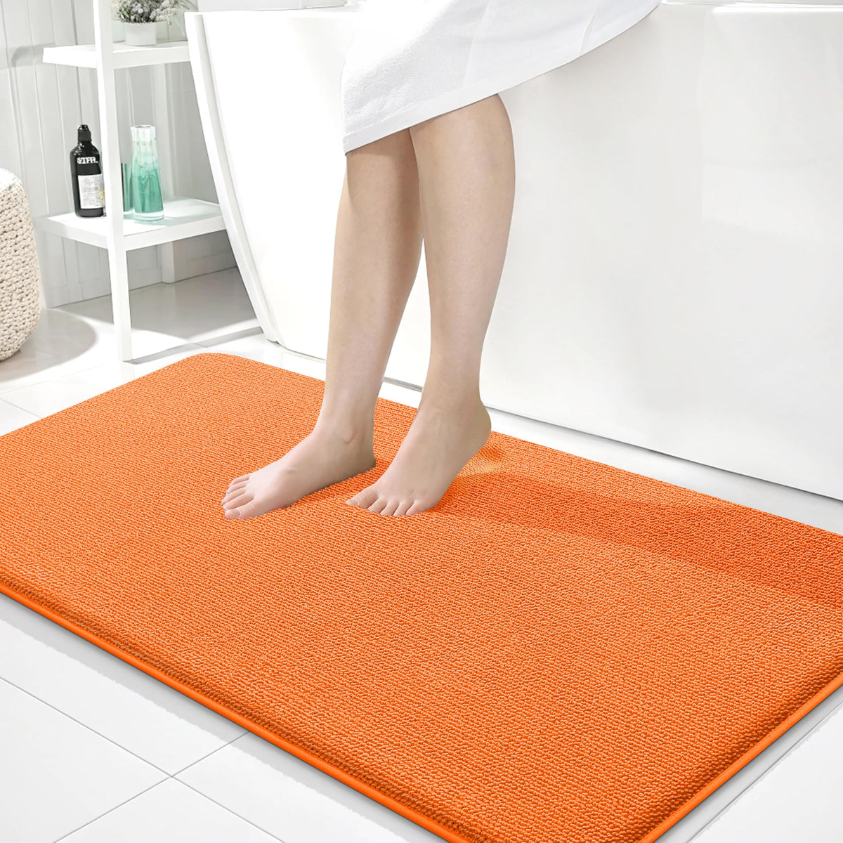 Memory Foam Bathroom Runner Rugs 44x24