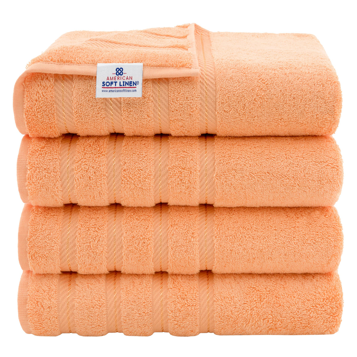 100% Cotton Luxury Turkish Towels (4 Count)