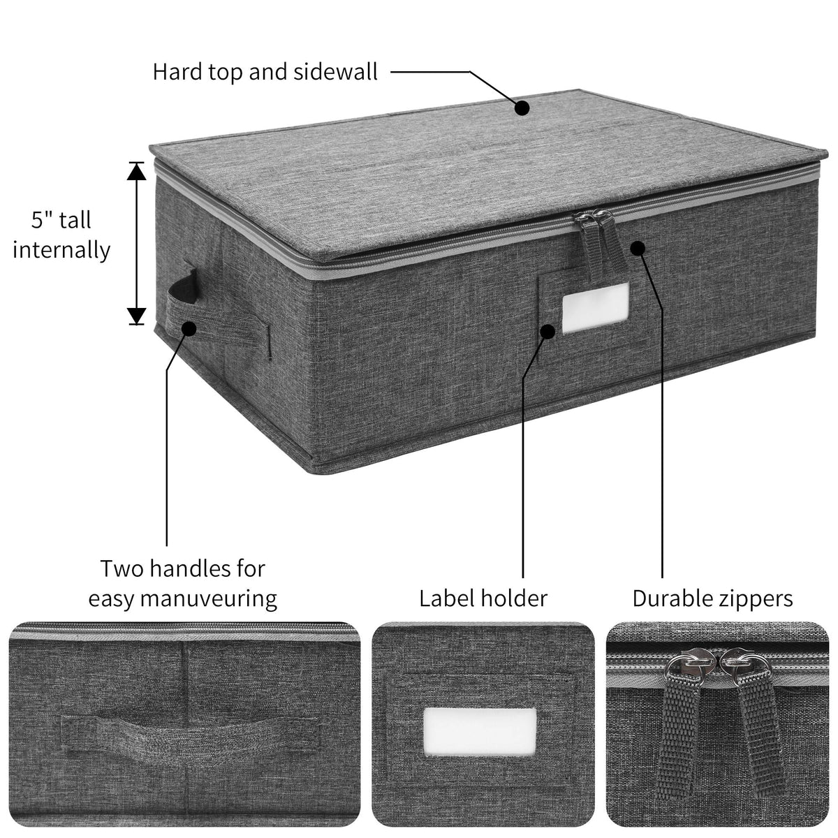 Cup and Mug Storage Box 2 Pack (2 Count)