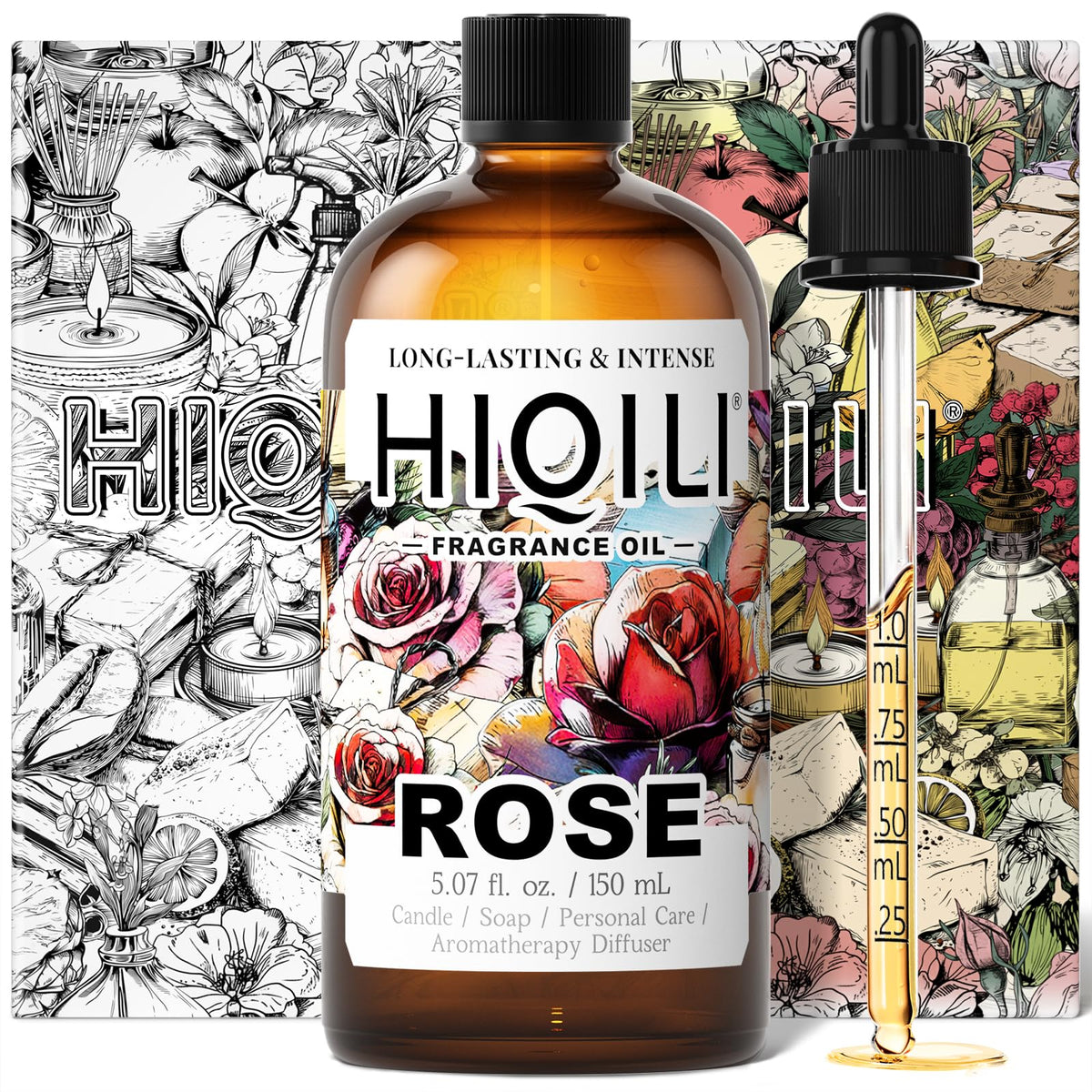 Rose Fragrance Oil for Perfume Making (5.07 Fl Oz)