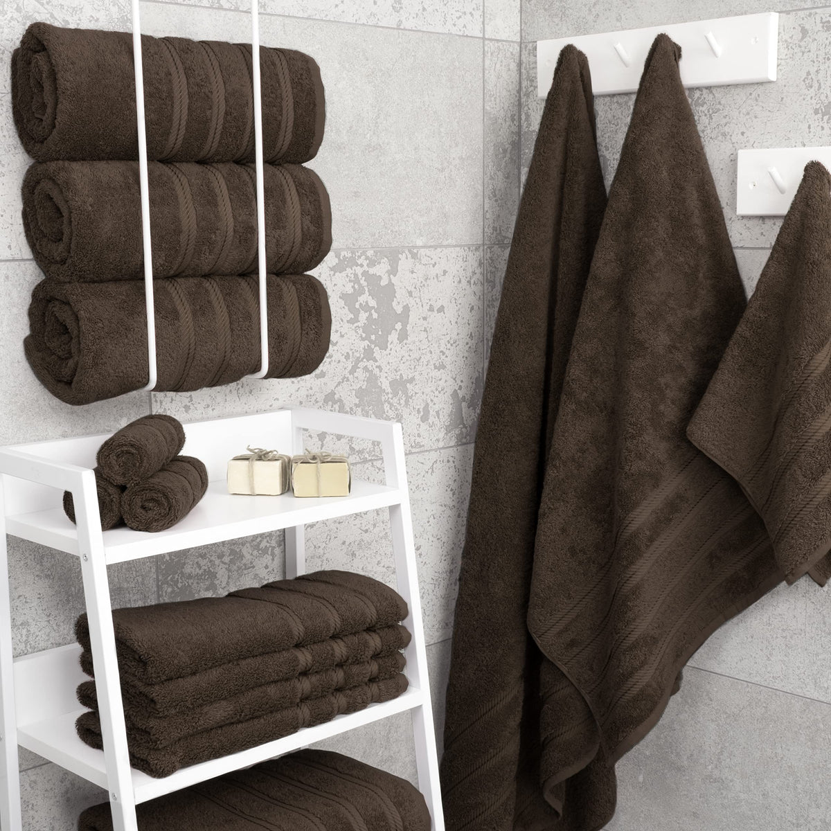 100% Cotton Luxury Turkish Towels (4 Count)