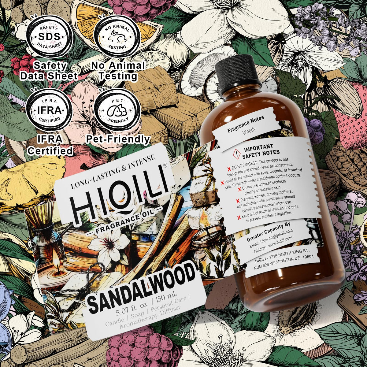 Sandalwood Fragrance Oil (5.07 Fl Oz)