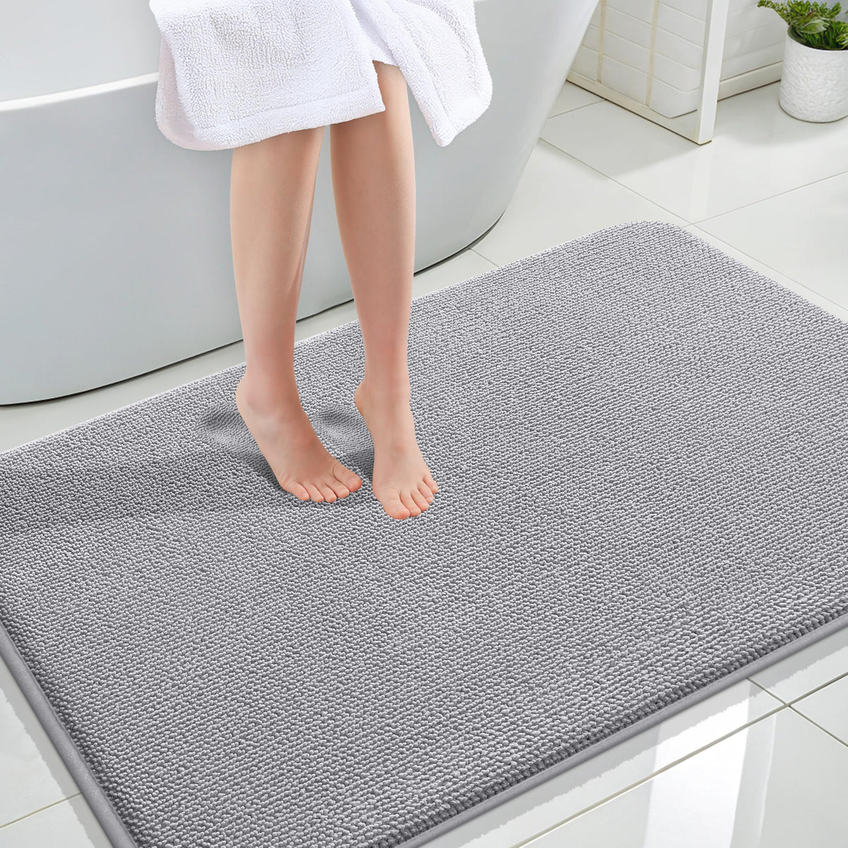 Thick Memory Foam Large Bathroom Rug 47x32 (10.47 Sq Ft)