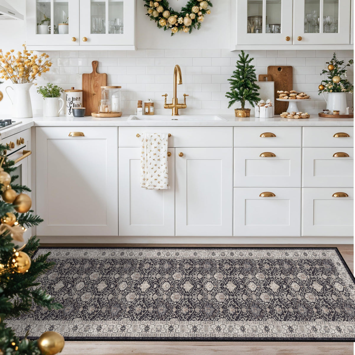Hallway 2x8 Washable Runner Rug (16 Sq Ft)