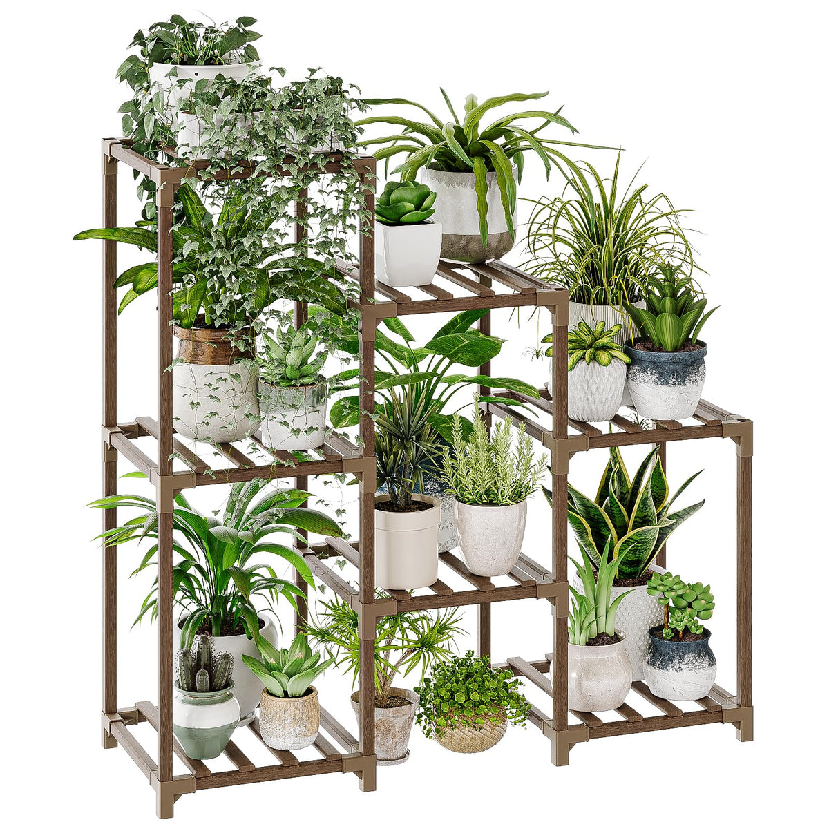 Plant Stand Indoor Plant Shelf Outdoor Wood Plant Rack