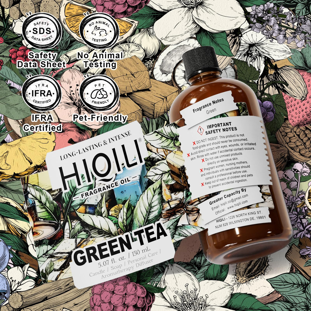 Green Tea Fragrance Oil (5.07 Fl Oz)