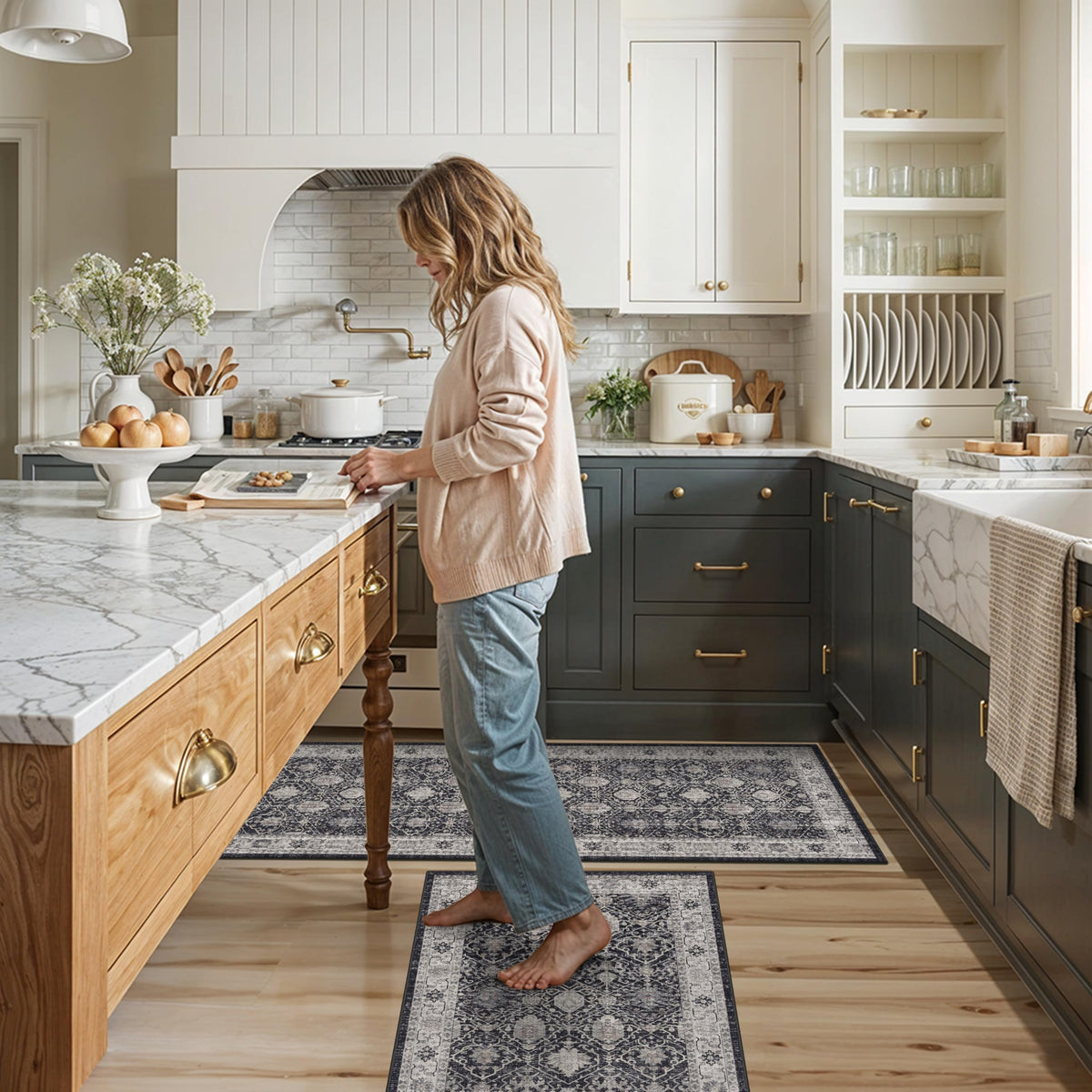 Kitchen Sink Rugs Set 0f 2 (10.8 Sq Ft)