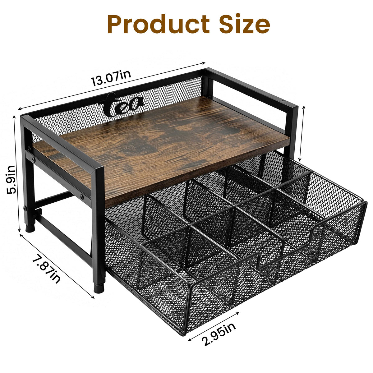 2 Tier Tea Bag Organizer