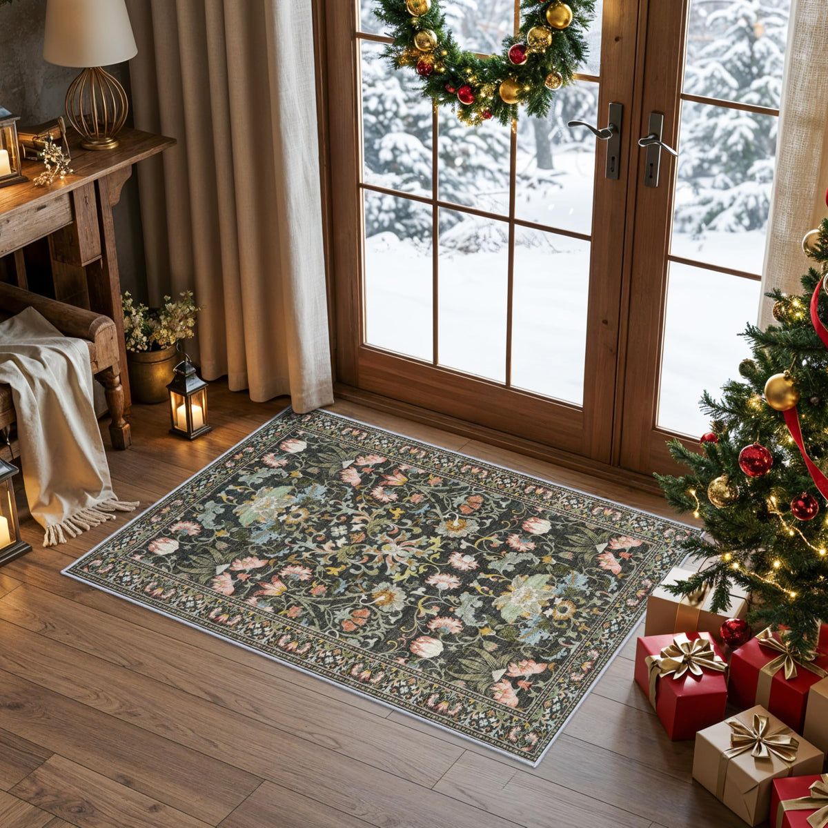 Washable 2x3 Entryway Area Rugs