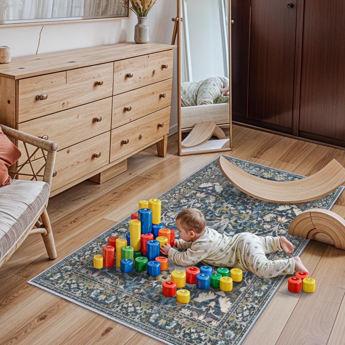 Washable 3x5 Entryway Area Rugs (15 Sq Ft)