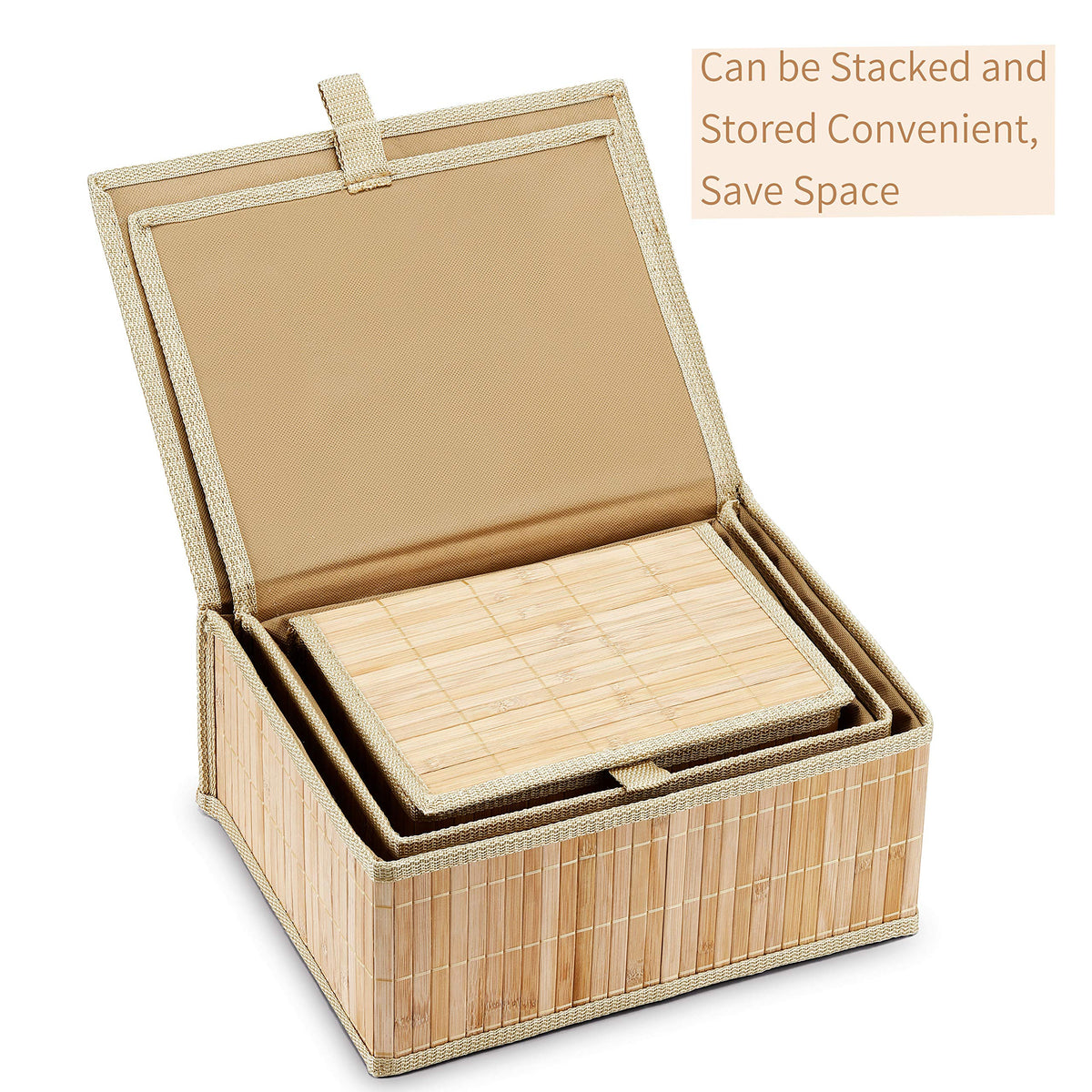 Bamboo Decorative Storage Boxes