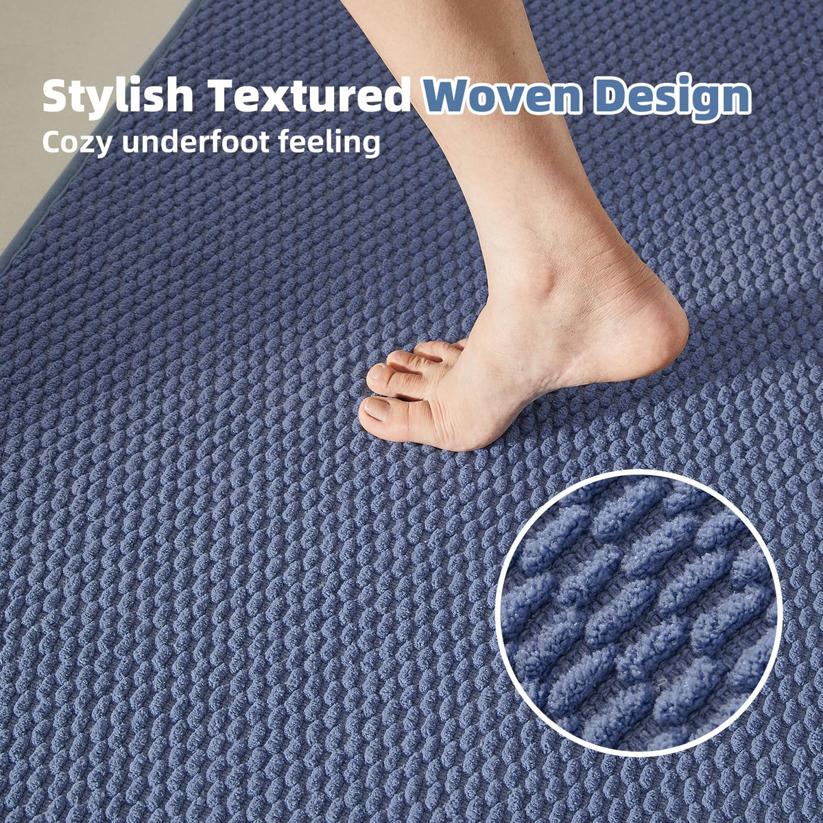 Bathroom Rugs Non Slip Washable (6.67 Sq Ft)