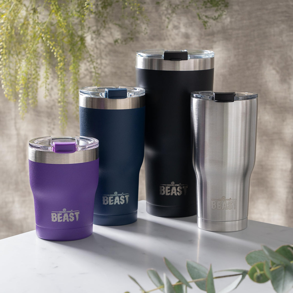 Beast 10 oz Tumbler Stainless Steel Vacuum Insulated Coffee Ice Cup Double Wall Travel Flask