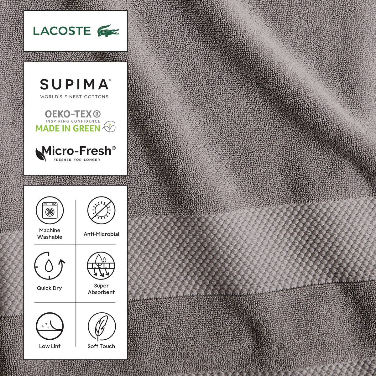 Heritage 100% Supima Cotton Hand Towel 16" x 30"