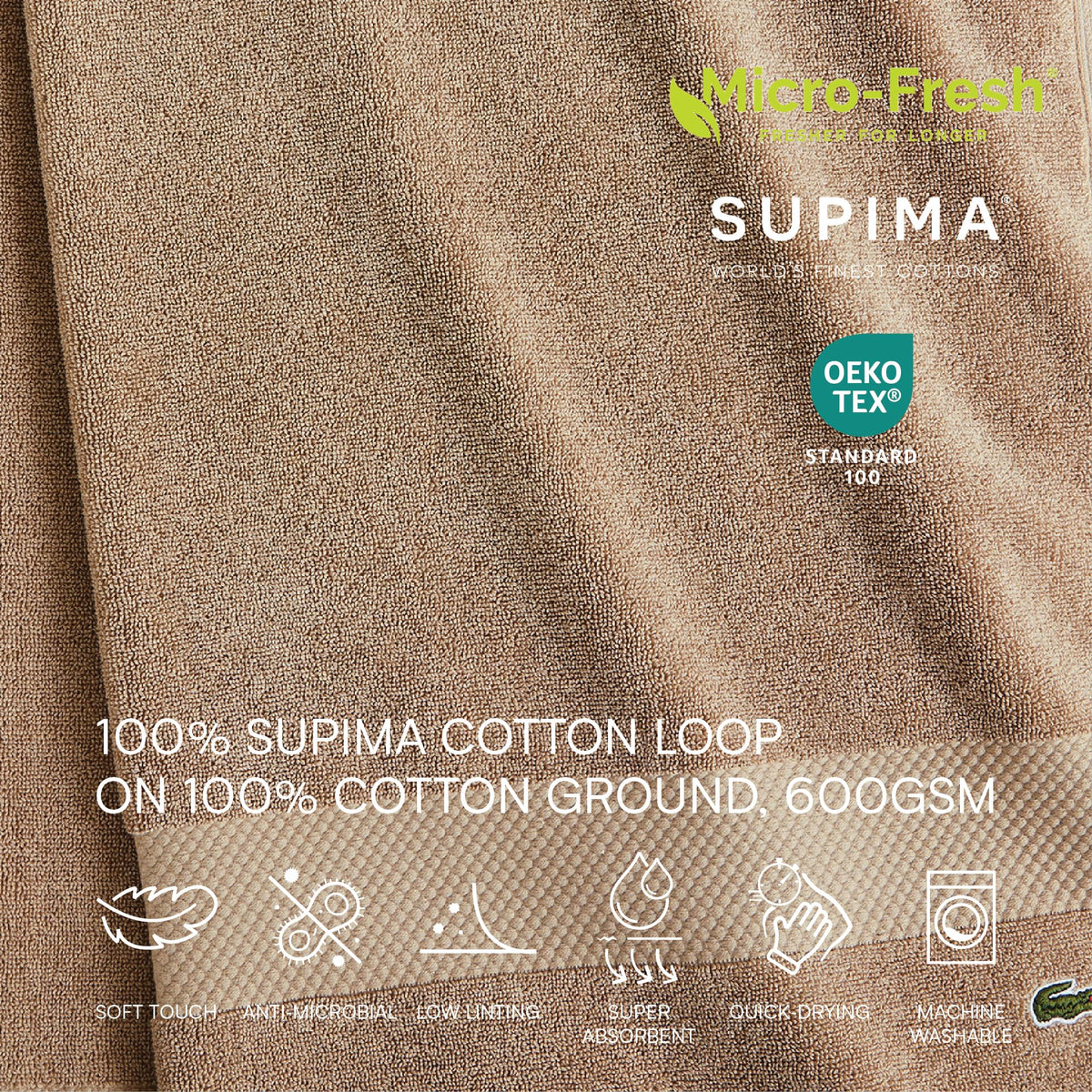 Heritage 100% Supima Cotton Wash Cloth 13" x 13"