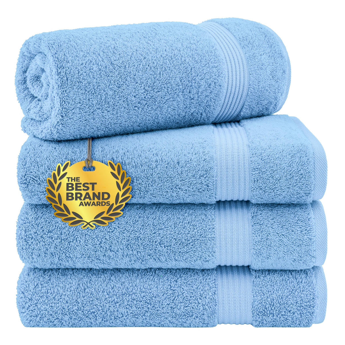 100% Cotton Turkish Towel Set (4 Count)