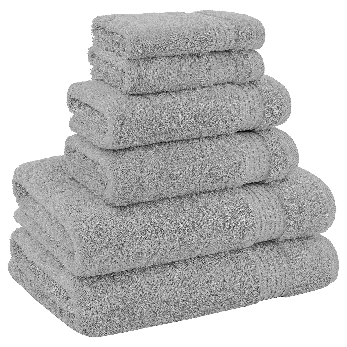 100% Cotton Turkish 6 Piece Towel Set