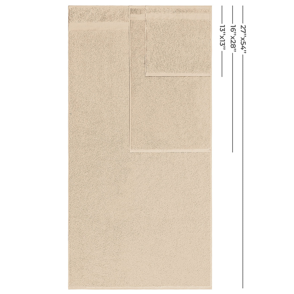 American Veteran 6 Piece Luxury Towel Set