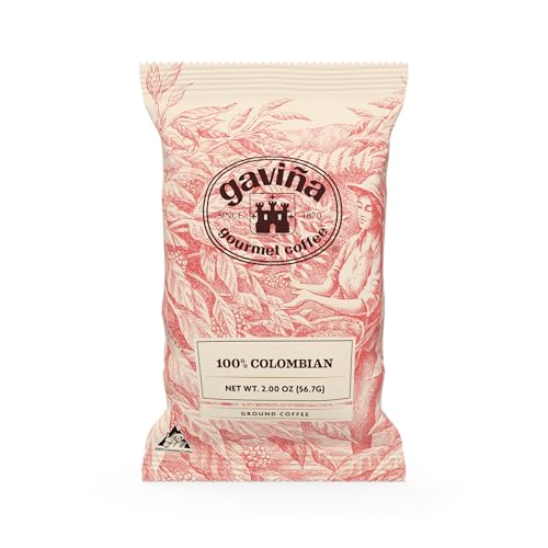 Gavina 100% Colombian Ground Coffee Portion Packs (42 Count)