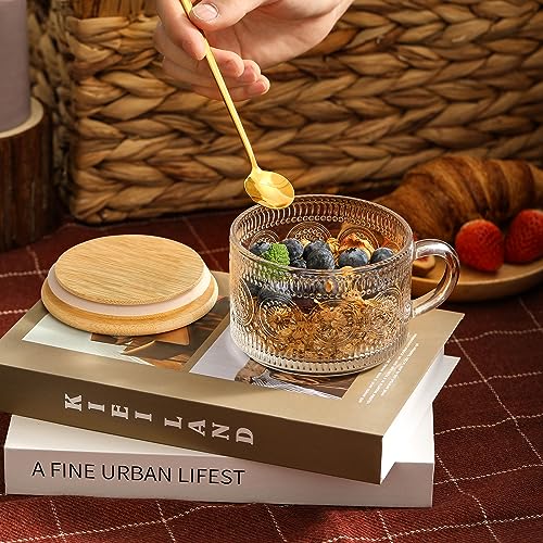 4pcs Set Vintage Coffee Mugs gifts for women (4 Count)