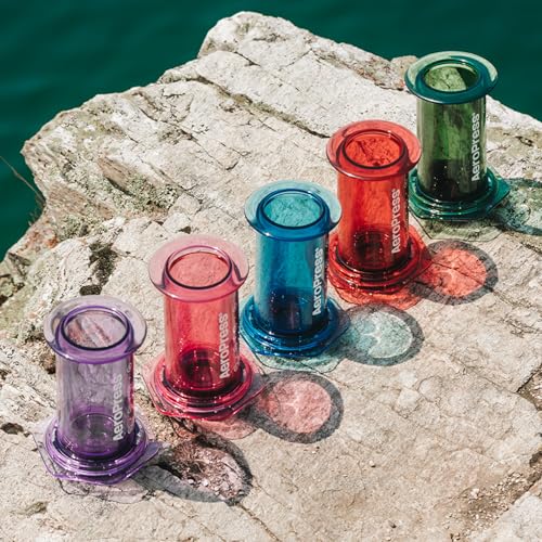 Clear Purple Coffee Press